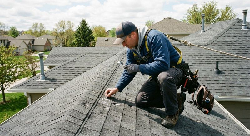 Roof Hail Inspection in Licking County, OH