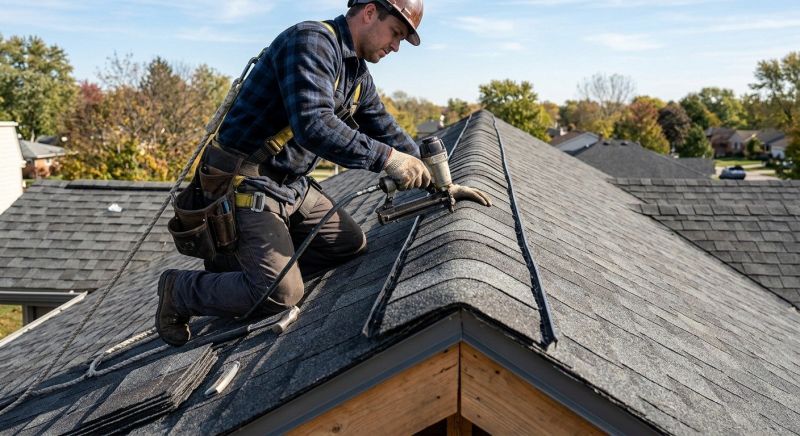 Roof Ridge Repair in Licking County, OH