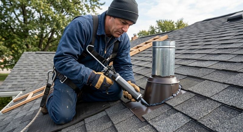 Roof Vent Flashing Repair in Licking County, OH