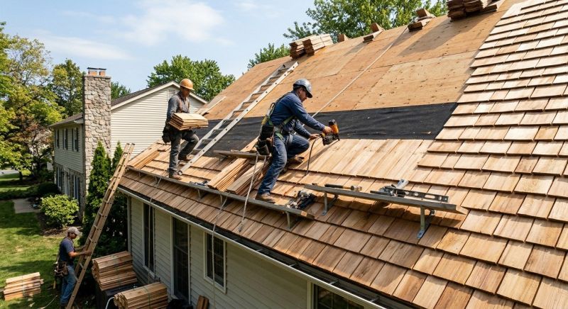 Shake Roof Replacement in Newark, OH