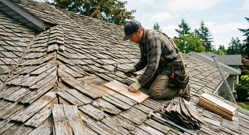 Shake Shingle Repair in New Albany, OH