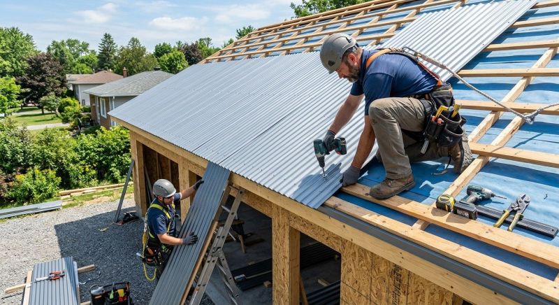 Sheet Roofing Installation in Centerburg, OH