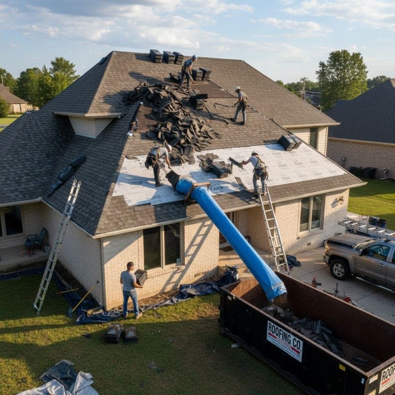 Shingle Roof Replacement in Glenford, OH