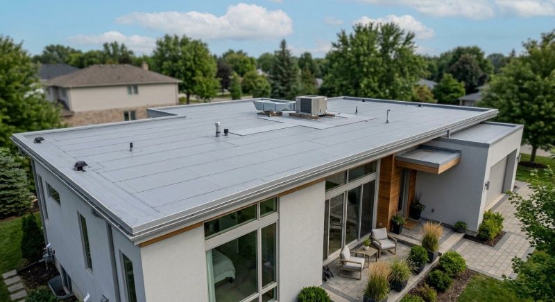 Single Ply Roof Installation in Howard, OH