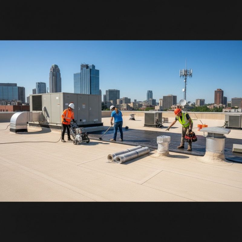 Single Ply Roof Repair in Centerburg, OH