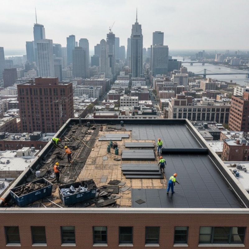 Single Ply Roof Replacement in Mount Vernon, OH