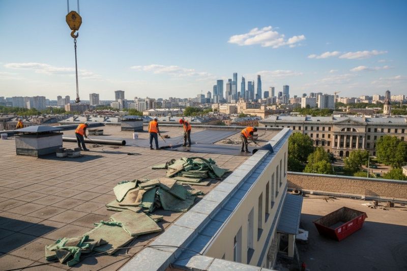Single Ply Roof Replacement in Reynoldsburg, OH