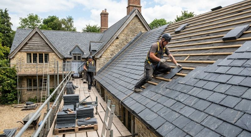 Slate Roof Installation in Heath, OH