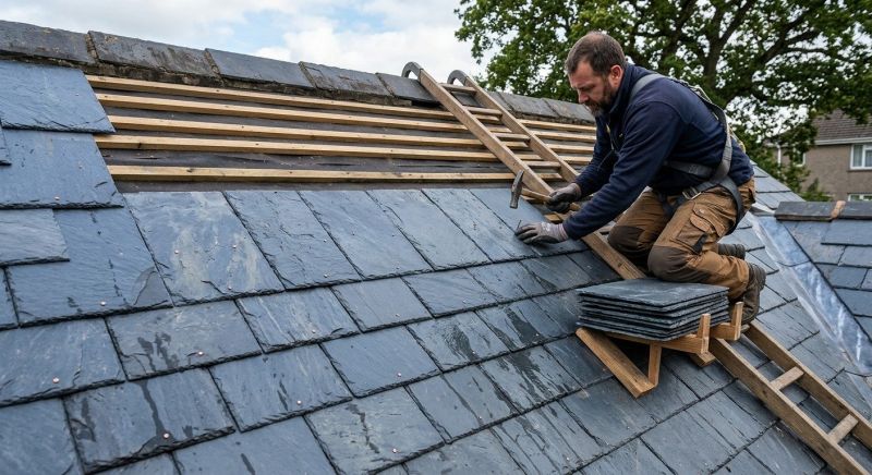 Slate Roof Installation in Newark, OH