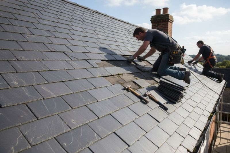 Slate Roof Repair in Howard, OH