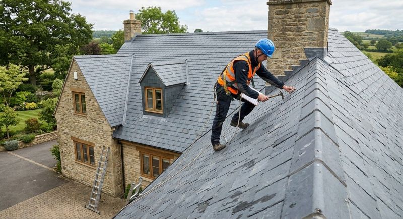 Slate Roof Repair in Martinsburg, OH