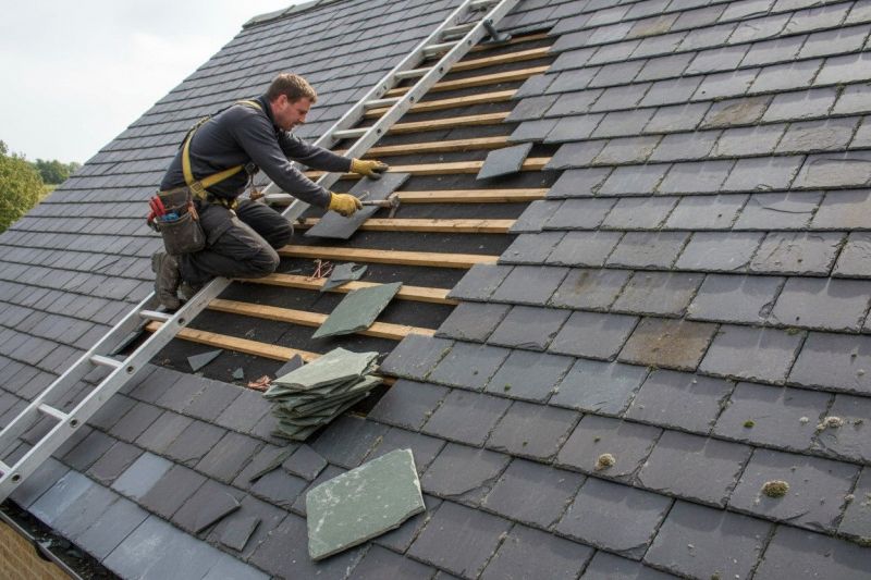 Slate Roof Repair in Pickerington, OH