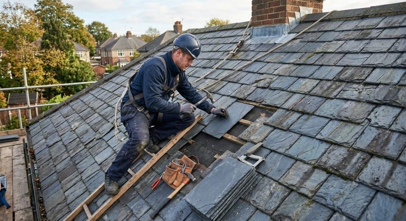 Slate Roof Repair in Sparta, OH