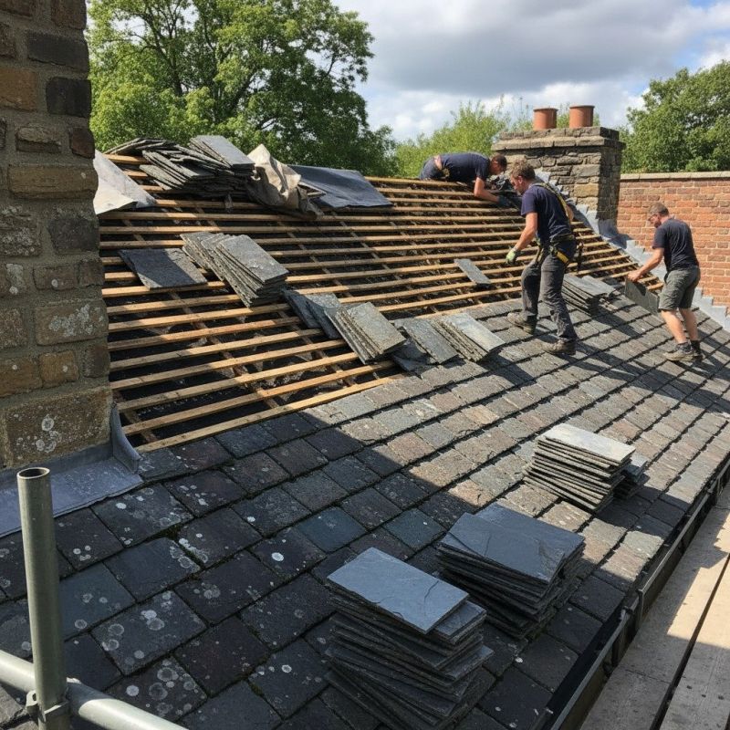 Slate Roof Replacement in Centerburg, OH