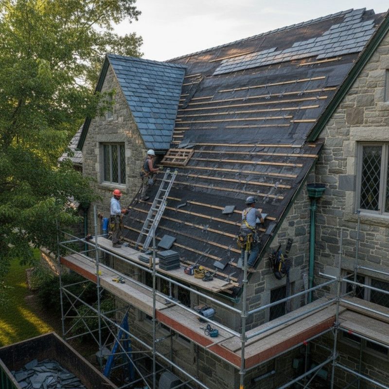 Slate Roof Replacement in Heath, OH