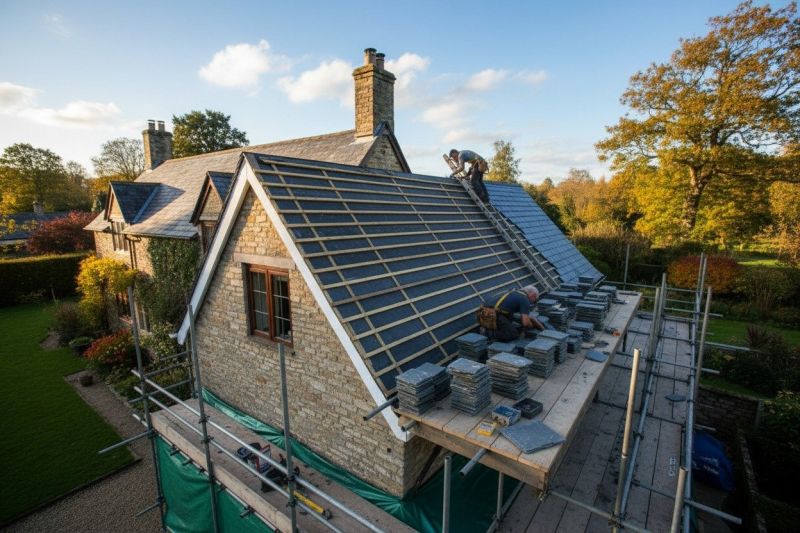 Slate Roof Replacement in Howard, OH