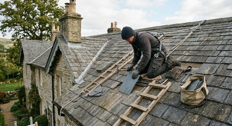 Slate Shingles Repair in Howard, OH