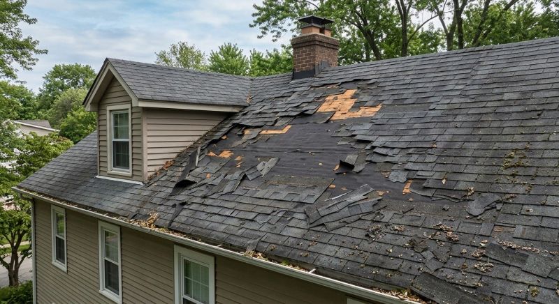 Storm Damage Roof Repair in Martinsburg, OH