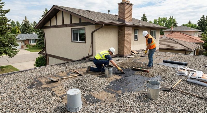 Tar And Gravel Roof Repair in Knox County, OH