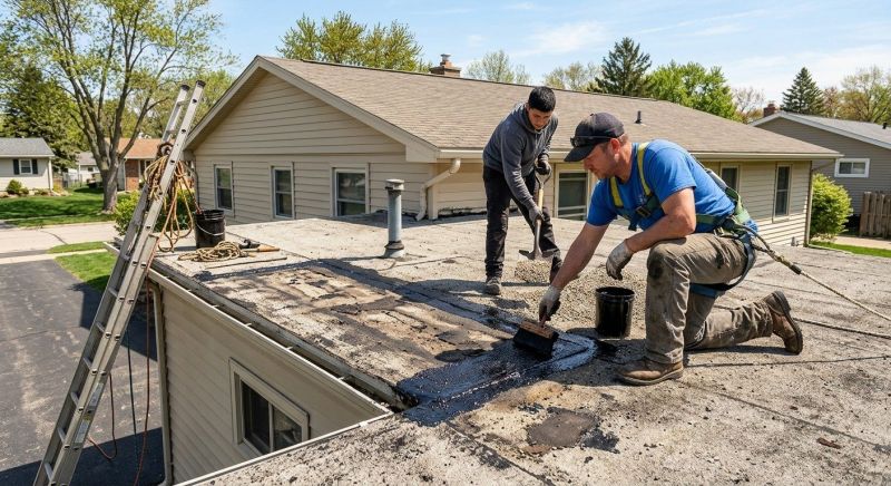 Tar And Gravel Roof Repair in Newark, OH