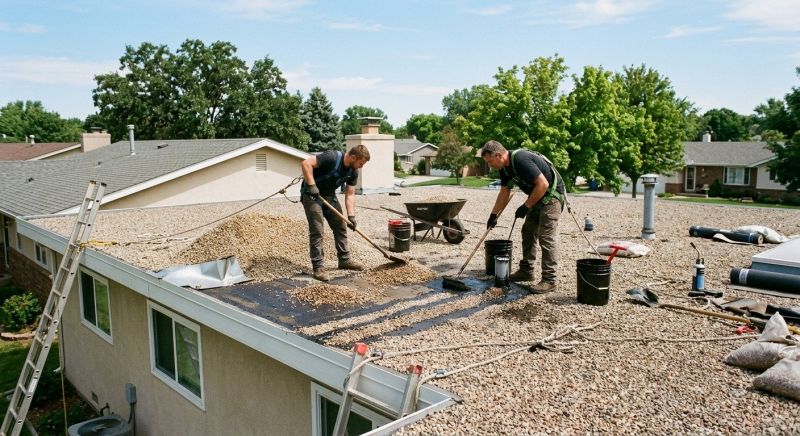 Tar And Gravel Roof Repair in Pataskala, OH