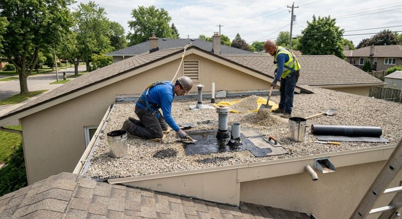 Tar And Gravel Roof Repair in Sparta, OH