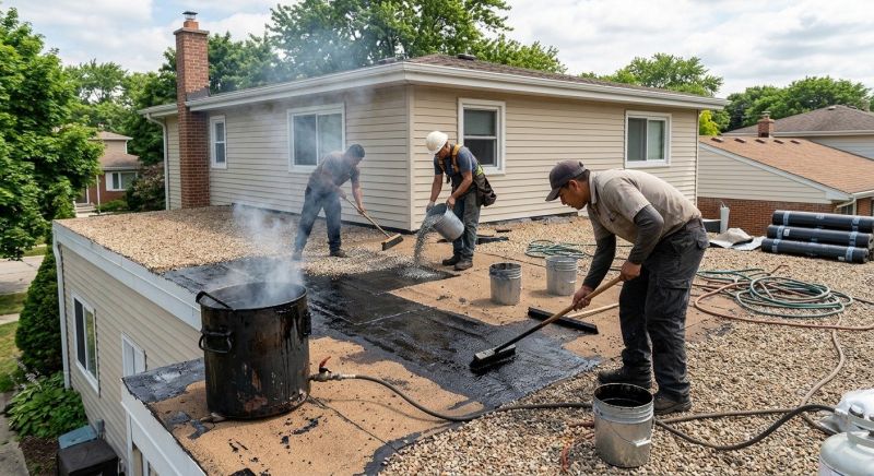 Tar And Gravel Roof Repair in Utica, OH