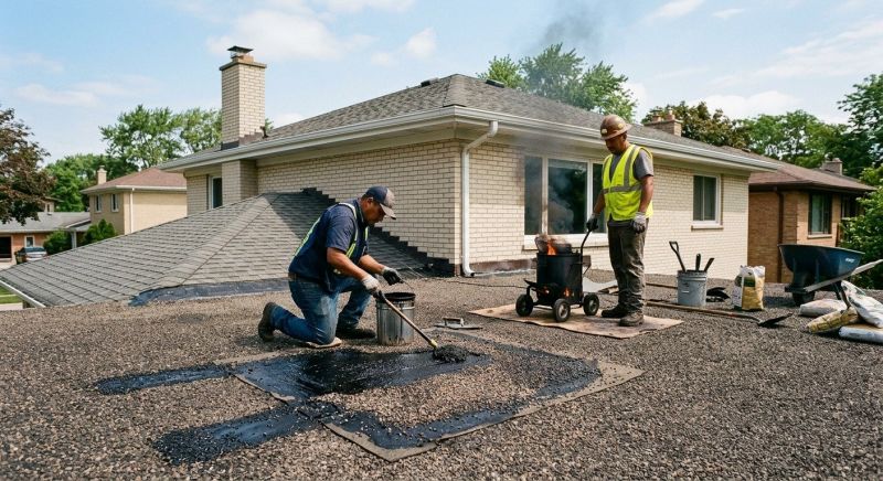 Tar Roof Repair in Columbus, OH
