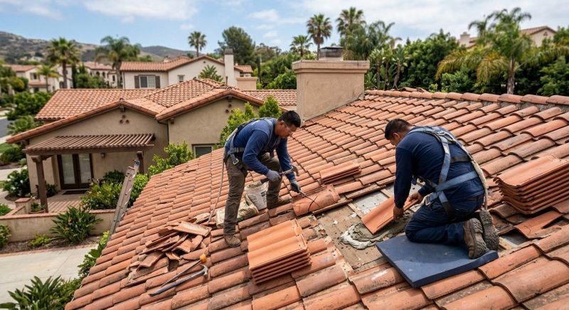 Tile Roof Repair in Martinsburg, OH