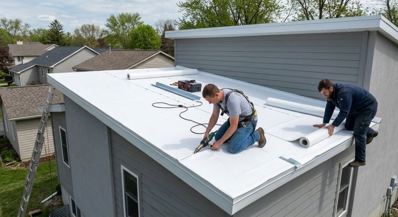 Tpo Roof Installation in Howard, OH