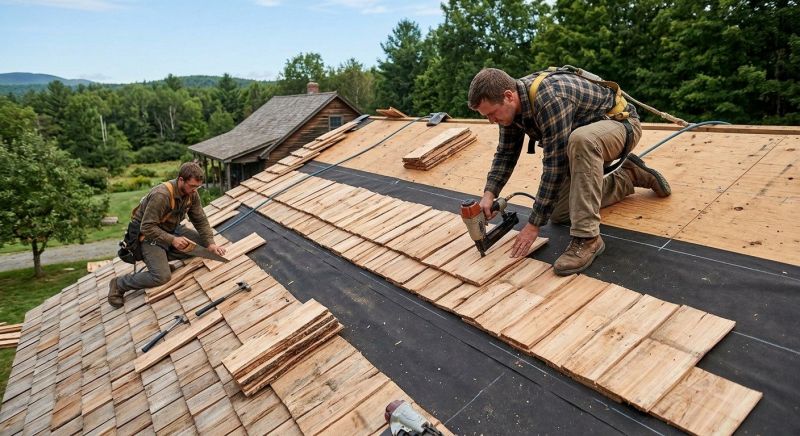 Wood Roofing Installation in Centerburg, OH