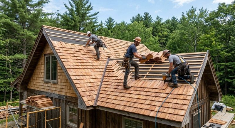 Wood Roofing Installation in Glenford, OH