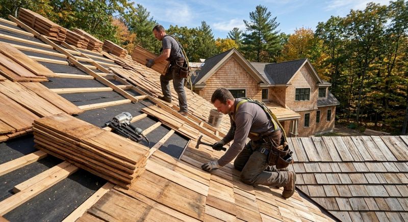 Wood Roofing Installation in Licking County, OH