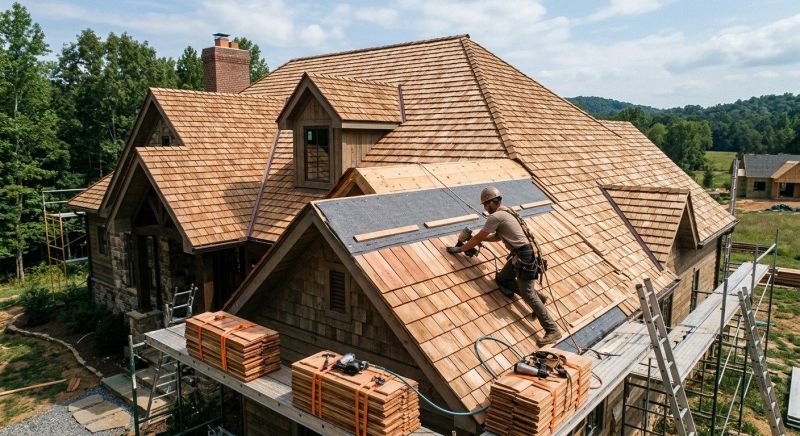 Wood Roofing Installation in Newark, OH