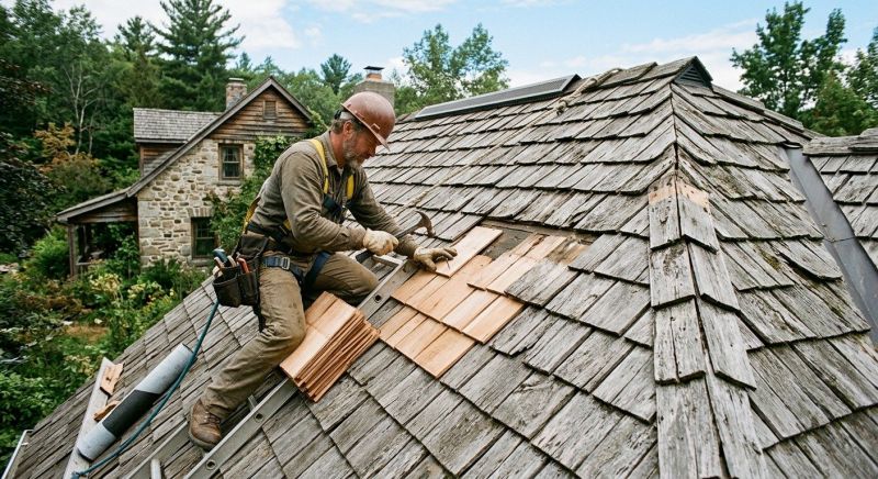 Wood Shake Roof Repair in Johnstown, OH
