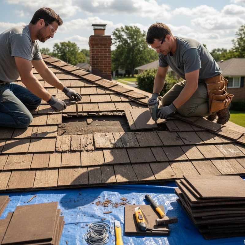 Wood Shake Roof Repair in New Albany, OH