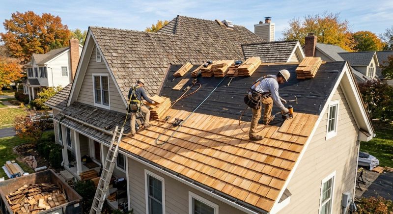 Wood Shake Roof Replacement in Thornville, OH